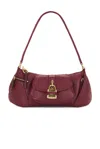 Chloé Womens Clay Brown The 99 Padlock-embellishment Leather Shoulder Bag In Brunet Red