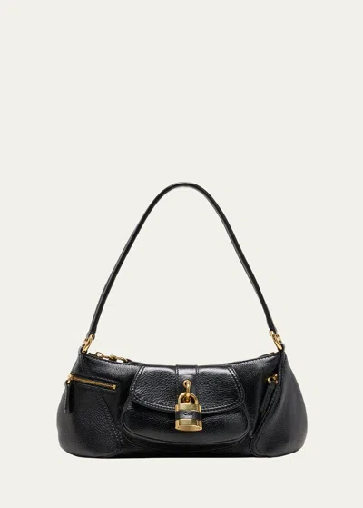 CHLOÉ THE 99 SHOULDER BAG IN SHINY GRAINED CALFSKIN
