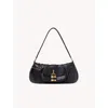 Chloé Chloe The 99 Shoulder Bag In Grained Leather In Black
