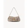 Chloé Chloe The 99 Shoulder Bag In Grained Leather In Gray