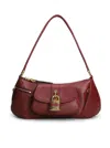 Chloé The 99 Shoulder Bag In Shiny Grained Calfskin In Red
