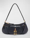 Chloé The 99 Shoulder Bag In Shiny Grained Calfskin In Black