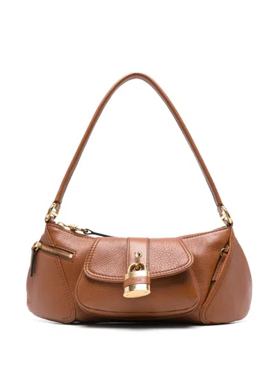 Chloé The 99 Shoulder Bag In Leather Brown