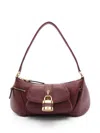 Chloé The 99 Leather Shoulder Bag In Red