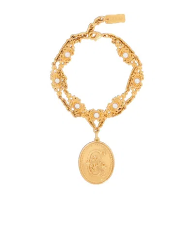 Chloé Château Treasures Double-strand Bracelet In Gold
