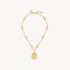 Chloé Elixir Coin Pendant Necklace In Gold