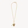 Chloé Victorian Charm Necklace In Gold