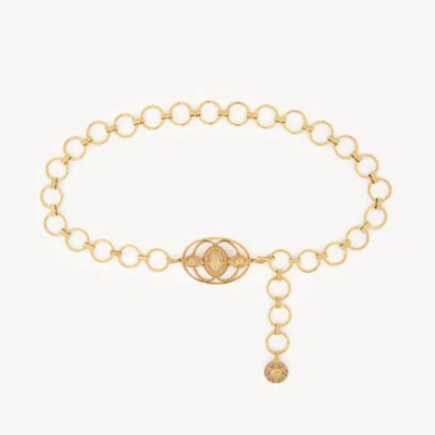 CHLOÉ THE CHLOÉ AMULET JEWELLERY BELT GOLD SIZE ONESIZE 100% BRASS