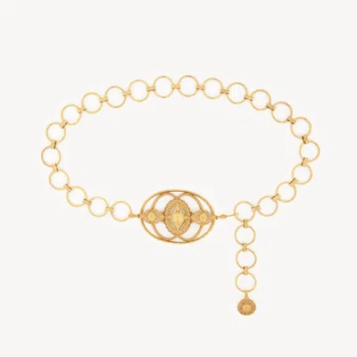 CHLOÉ THE CHLOÉ AMULET JEWELLERY BELT GOLD SIZE ONESIZE 100% BRASS