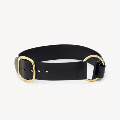 Chloé Leather Belt In Black