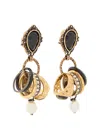 Chloé Chloe The  Antique Pearls Embellished Drop Earrings