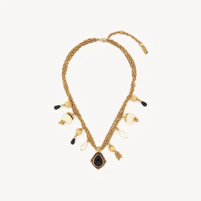 Chloé The  Antique Pearls Necklace Gold Size Onesize 100% Brass