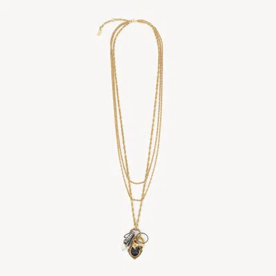 Chloé The  Antique Pearls Necklace Gold Size Onesize 100% Brass