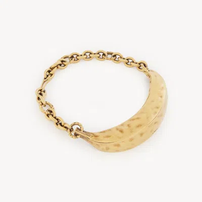 Chloé Bananas Necklace In Gold