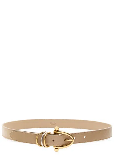 Chloé Chloe The  Bracelet Leather Belt In Brown