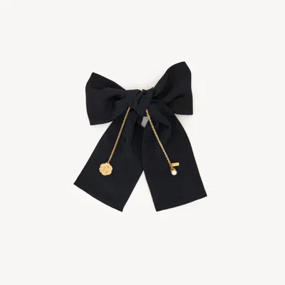 Chloé The  Candid Hair Clip Black Size Onesize 53% Viscose, 47% Acetate