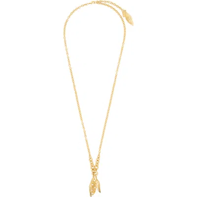 Chloé 'the  Corn Pendant' Necklace In Gold