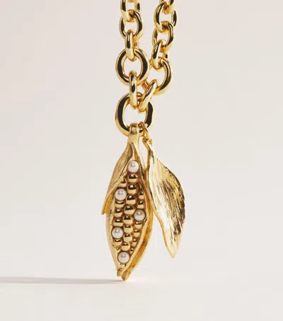 Chloé The  Corn Pendant Necklace In Red