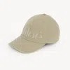 Chloé Cotton Cap Panelled Curved Brim