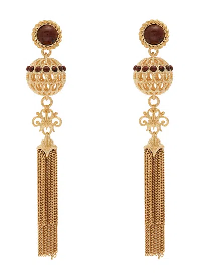Chloé Chloe The  Eternity Drop Earrings In Gold