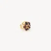 Chloé The  Eternity Ring Brown Size 6 100% Brass In Gold