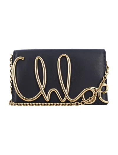 Chloé Iconic Mini Cross-body Handbag In Black