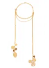 Chloé Chloe The  Medals Layered Necklace In Gold