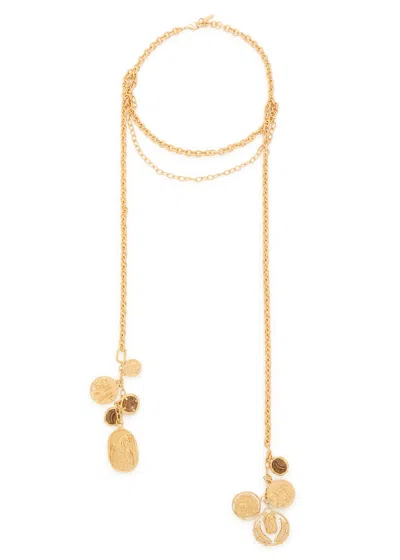 Chloé Chloe The  Medals Layered Necklace In Gold
