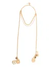 Chloé The  Medals Pendant Necklace In Gold