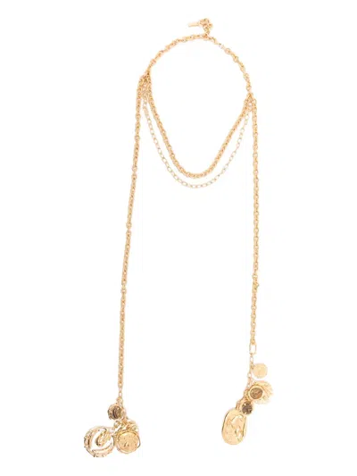 Chloé The  Medals Pendant Necklace In Gold