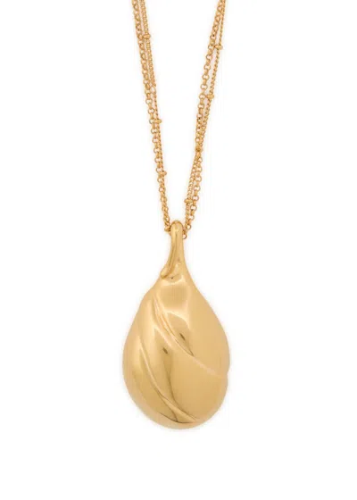 Chloé Chloe The  Mirror Pendant Layered Necklace In Gold
