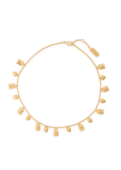 Chloé Paddington Mini Necklace In Gold