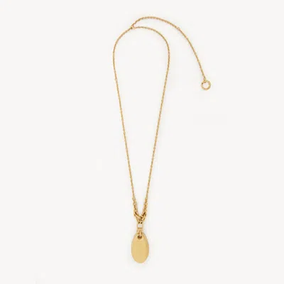 Chloé Petal Necklace In Gold