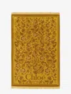 CHLOÉ THE CHLOÉ PLAGE BEACH TOWEL IN COTTON TOWELING