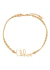 Chloé Chloe The  Plage Logo Necklace
