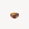 Chloé Plage Logo Resign Ring