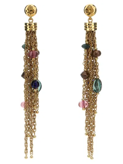 Chloé Pompoms Earrings Gold-tone Finish