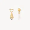 Chloé The  Prism Earrings Gold Size Onesize 100% Brass In Metallic