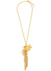 Chloé Chloe The  Shells Embellished Necklace In Gold