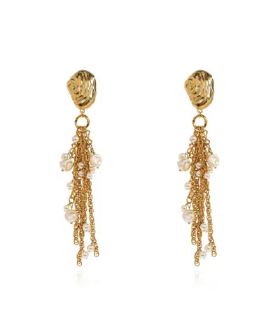Chloé The  Shells Long Clip-on Earrings