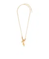 Chloé Chain And Pearl Pendant Necklaces In Gold