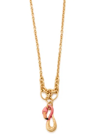 Chloé The  Tropicus Pendant Necklace In Gold