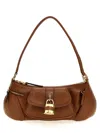 Chloé Womens Clay Brown The 99 Padlock-embellishment Leather Shoulder Bag In Brown