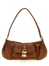 Chloé Womens Clay Brown The 99 Padlock-embellishment Leather Shoulder Bag In Brown
