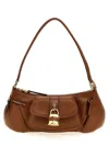 Chloé Womens Clay Brown The 99 Padlock-embellishment Leather Shoulder Bag In Brown