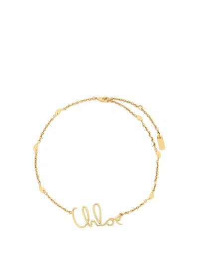 Chloé The Iconic Necklace In Golden