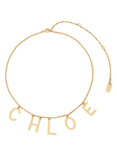 Chloé The Letters Necklace Accessories