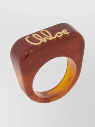 Chloé The Polished Square Band Ring