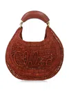 Chloé X Made For A Woman Summer Banana Small Raffia Shoulder Bag In Blue