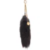 Chloé The Treasure Tails Genuine Shearling Bag Charm In Gold
